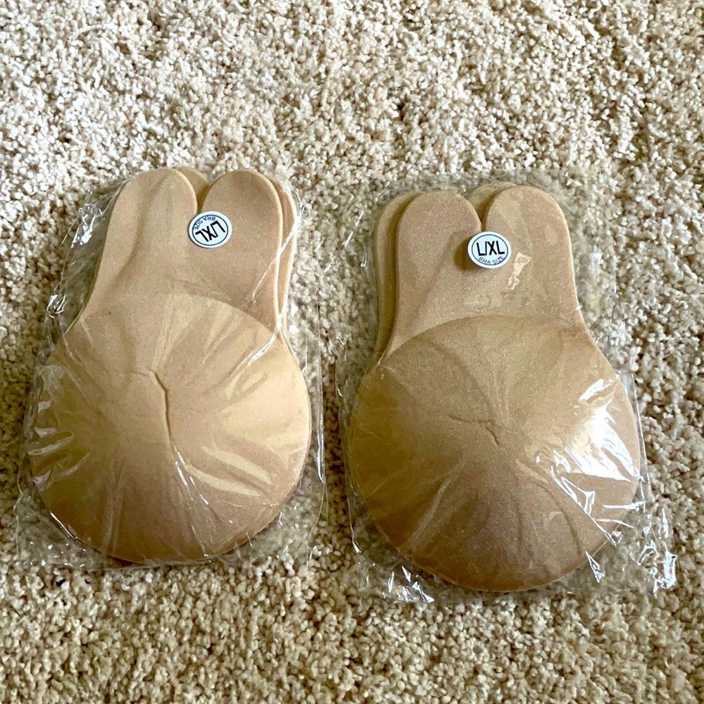 2 Pair Sticky Bra Adhesive Invisible Bra